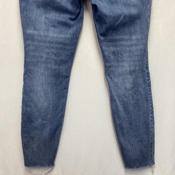 KUT from the Kloth Carlo Ankle Skinny Button Fly Jeans Women 10 Mid-Rise Stretch - Picture 15 of 16